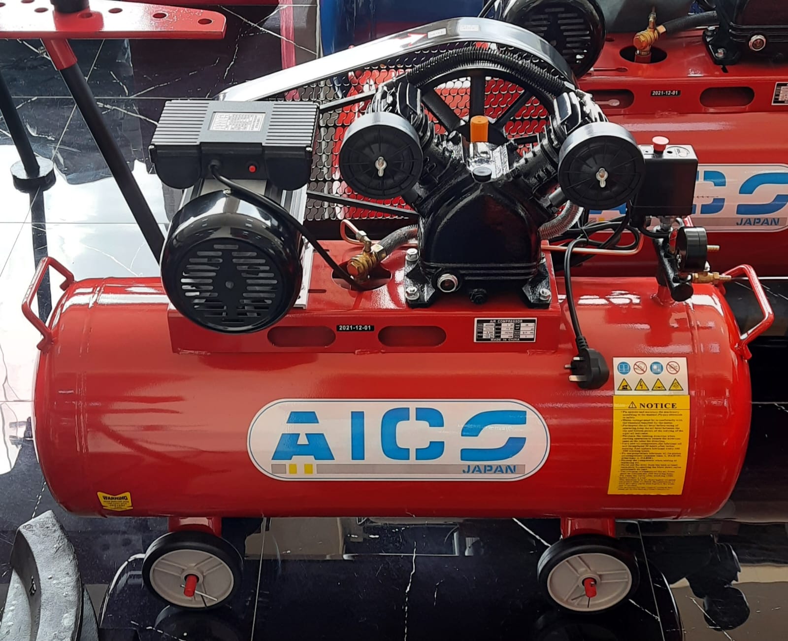AICO 200L 6.5hp Petrol Engine Air Compressor