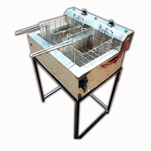 Deep Fryer Jua Kali Double 17L+17L Free Standing