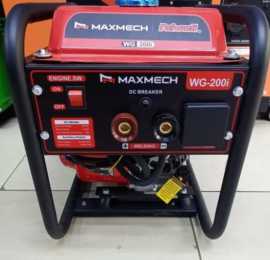 Maxmech 200I Welding Generator 1.3KVA 120A Petrol