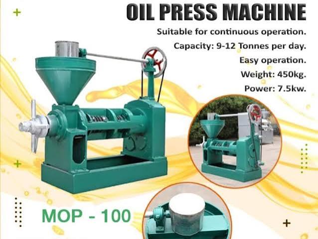 Oil Press Machine MOP100 10hp
