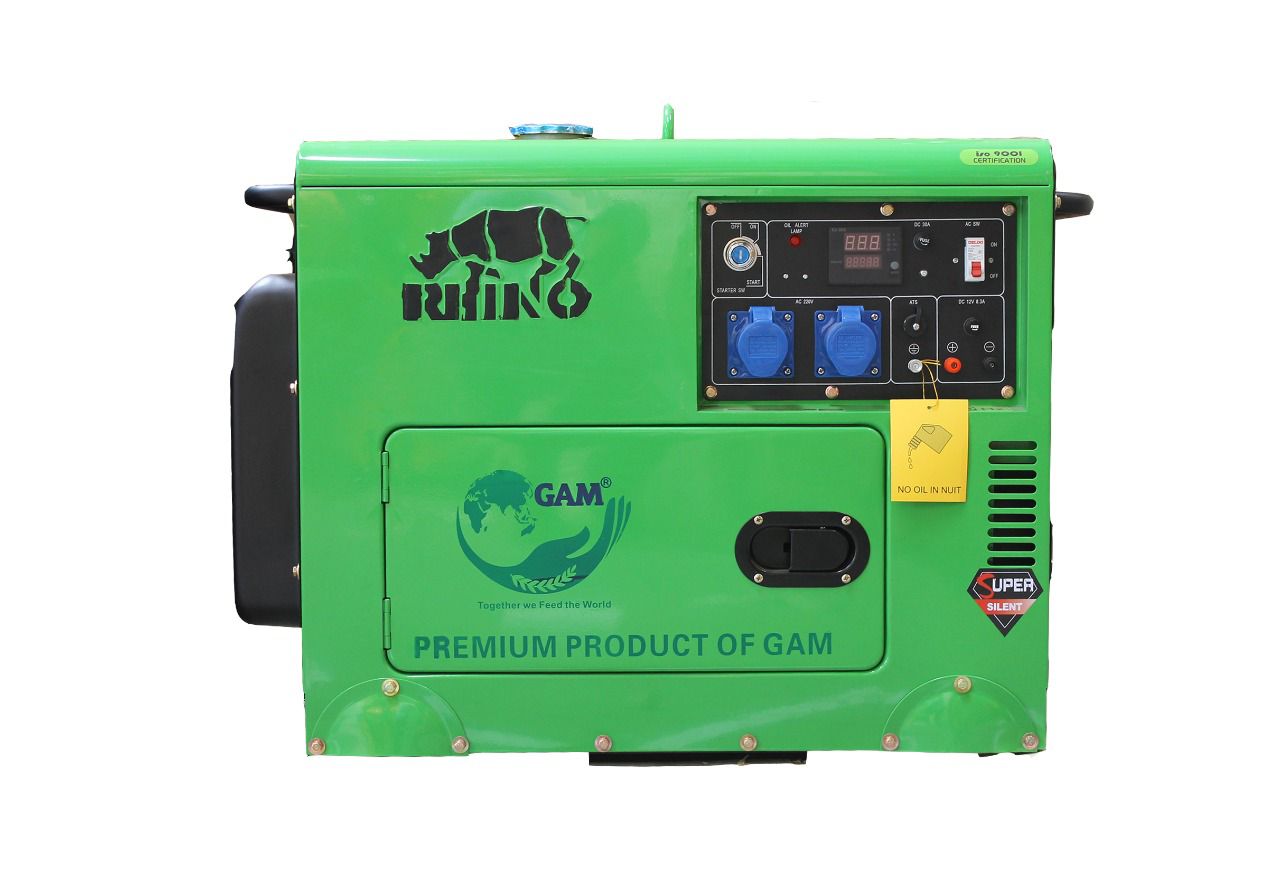 Rhino Silent Diesel Generator 7.5kVA