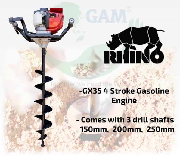 Rhino GX35 4-Stroke Earth Auger