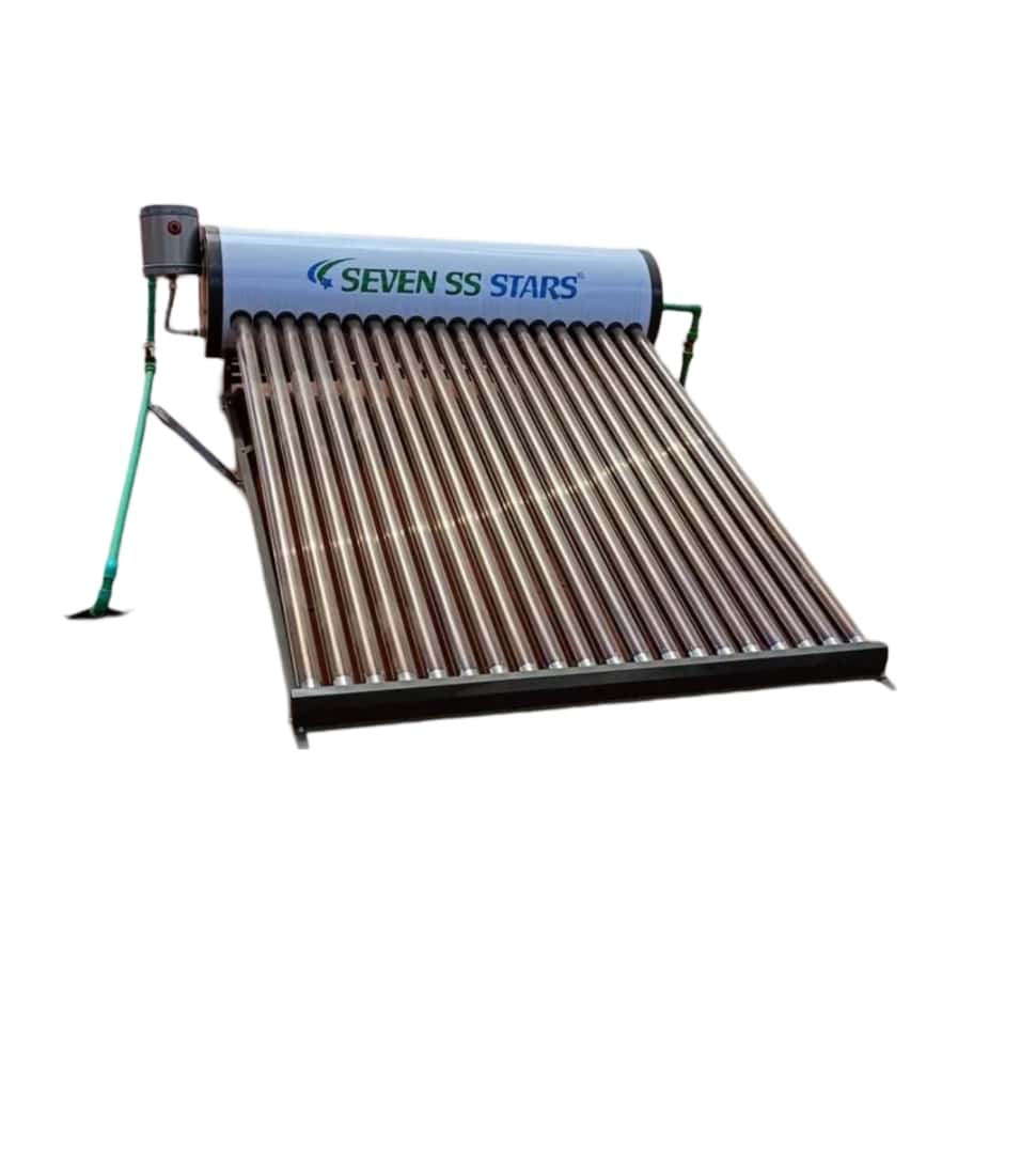 Seven Stars Pressurized Tube Solar Water Heater 250L Aluminium