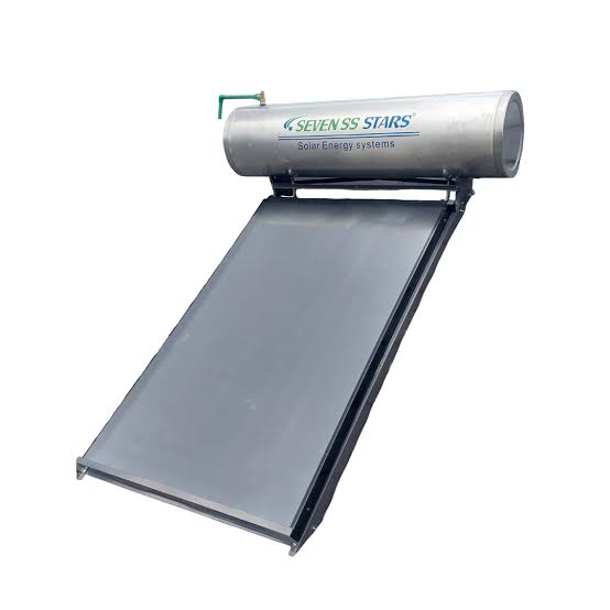 Seven Stars Pressurized Flat Plate Solar Water Heater 300L Aluminium